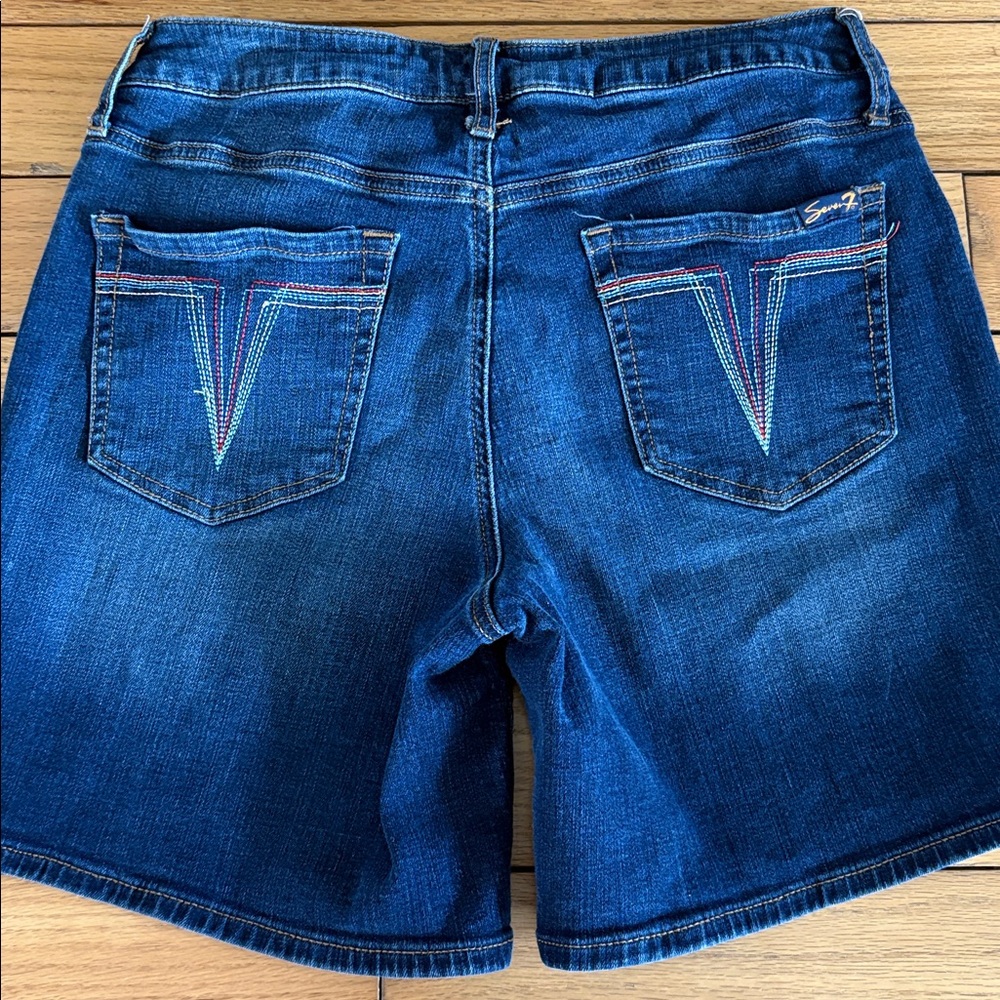 Seven 7 for All Mankind Denim Shorts 8 EUC